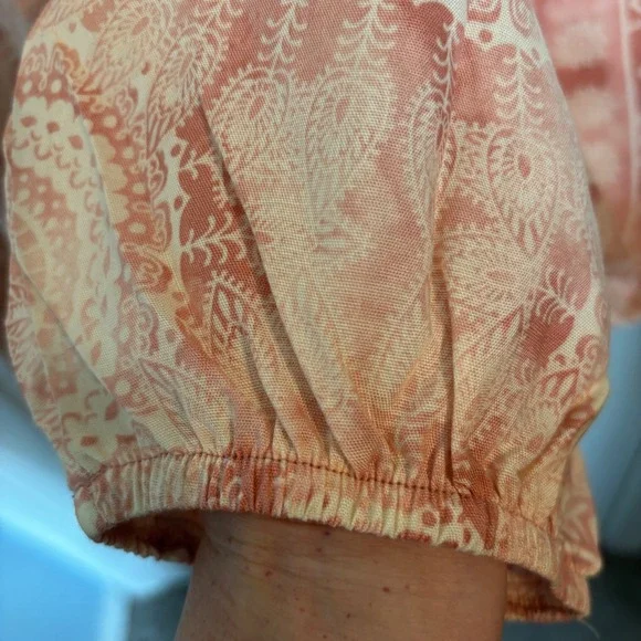 NWT Lotus and Luna Baha Mandala Boho Yoga Harem Pants in Guava L/XL - Picture 5 of 12